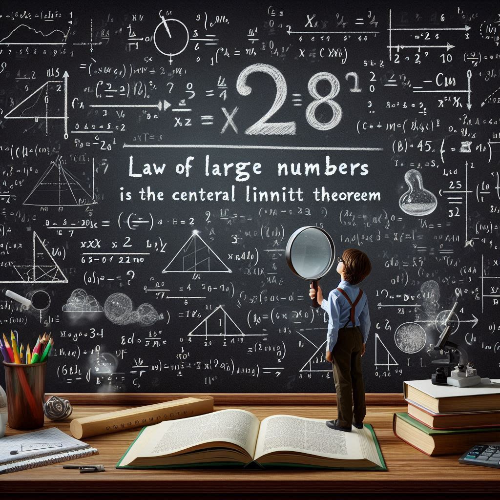 大数の法則と中心極限定理のイメージ画像